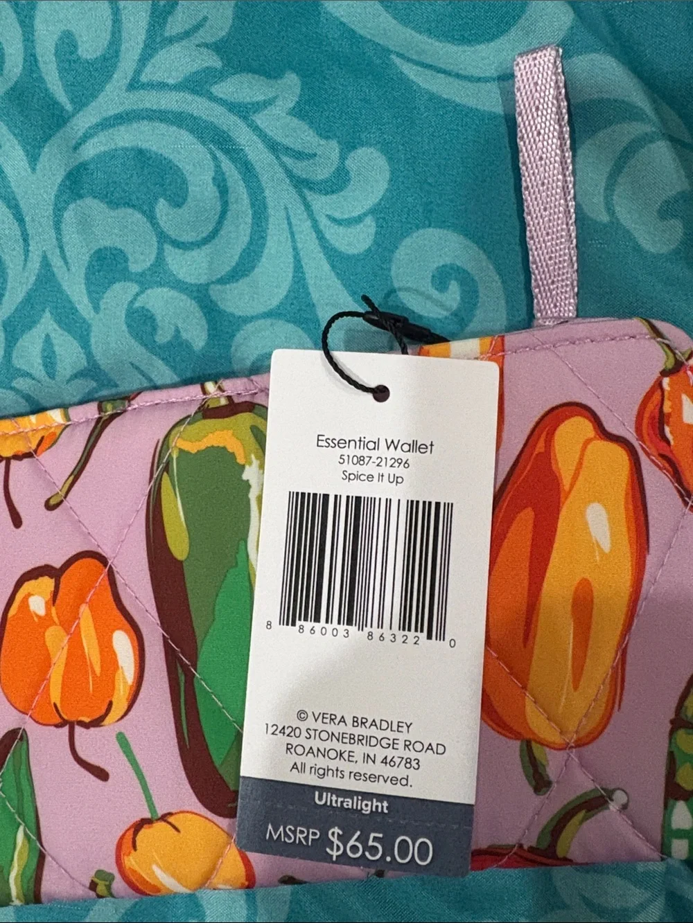 Vera Bradley spice it up essential wallet - Picture 3 of 5